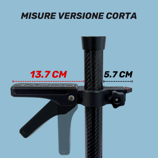 LEVA PIEGHEVOLE PER STAFFA IN CARBONIO - immagine 3