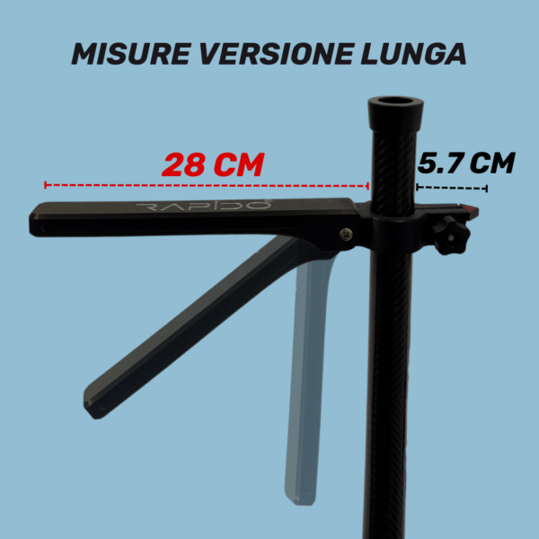 LEVA PIEGHEVOLE PER STAFFA IN CARBONIO - immagine 4