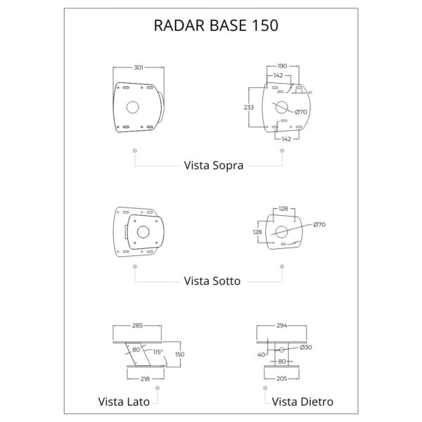 RADAR BASE - supporto radar - immagine 8